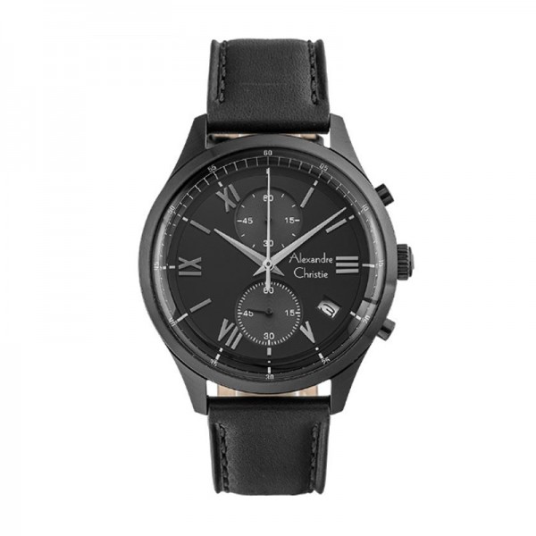 Alexandre Christie AC 6575 Full Black MCLIPBA